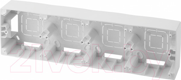 Изображение товара Коробка открытого монтажа ЭРА 12-6104-01 / Б0043190 (белый)
