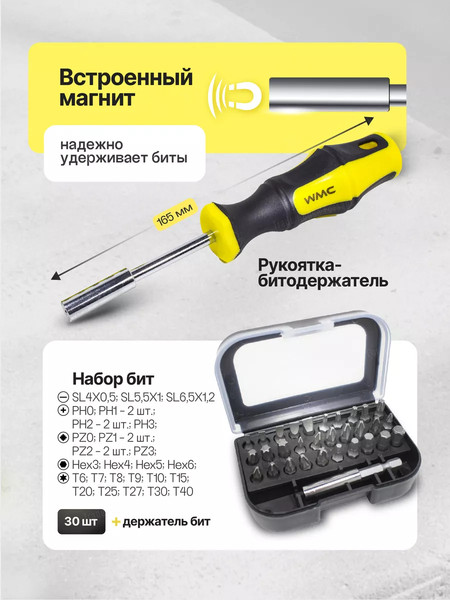 Изображение товара Универсальный набор инструментов WMC Tools WMC-1091