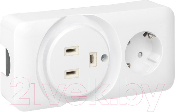 Изображение товара Розетка КС Дабрабыт РШ/евро 16А/32А / 74887 (белый)