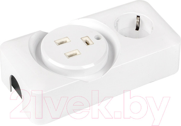 Изображение товара Розетка КС Дабрабыт РШ/евро 16А/32А / 74887 (белый)