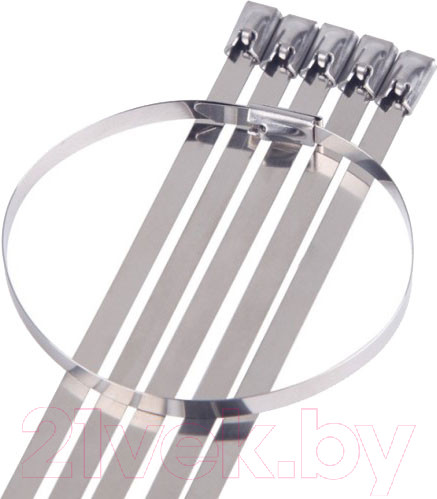 Изображение товара Стяжка для кабеля КС ХСт 304 Нержавеющая сталь 4.6x200 / 91557 (100шт)