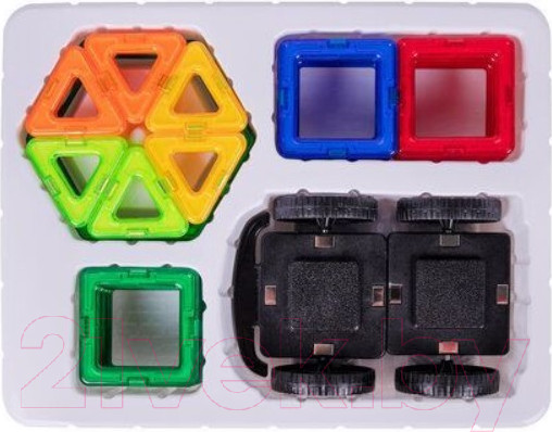 Изображение товара Конструктор магнитный Brauberg Kids Magnetic Big Blocks-34 / 663845