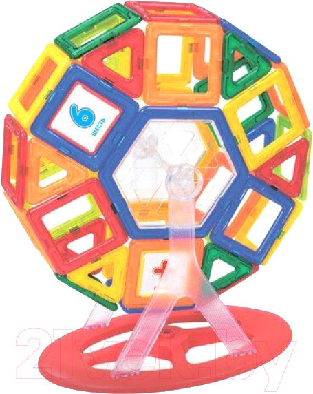 Изображение товара Конструктор магнитный Brauberg Kids Magnetic Mega Blocks-79 / 663848