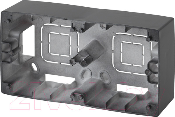 Изображение товара Коробка открытого монтажа ЭРА 12-6102-05 / Б0043174 (антрацит)