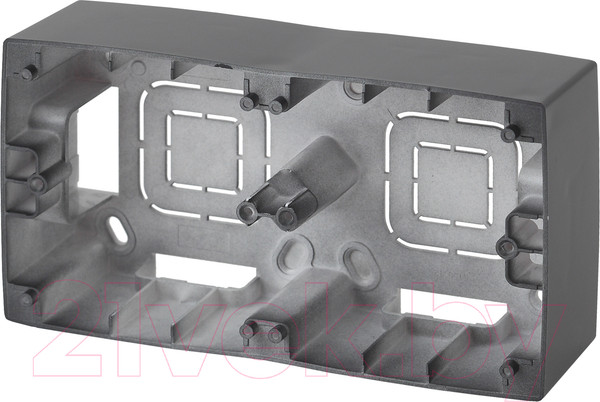 Изображение товара Коробка открытого монтажа ЭРА 12-6102-12 / Б0043176 (графит)
