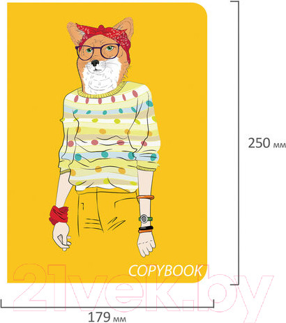 Изображение товара Тетрадь Brauberg Foxy / 403815 (60л)