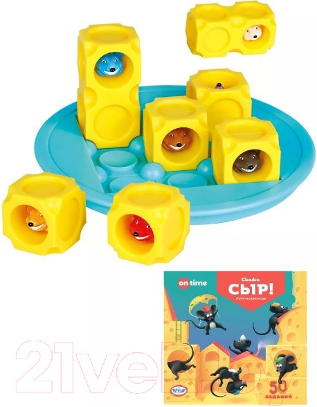 Изображение товара Развивающая игра On Time Скажи Сыр / 45054