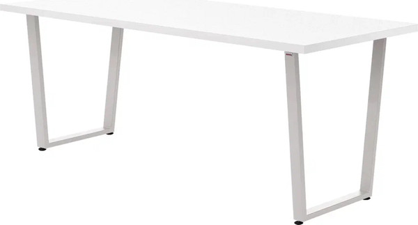 Изображение товара Обеденный стол Millwood Лофт Уэльс Л 160x80x75 (белый/металл белый)