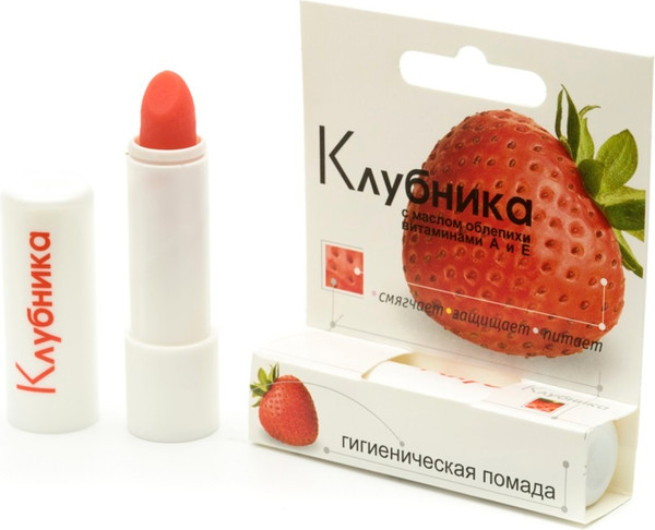 Изображение товара Бальзам для губ Аванта Лаборатория природы Клубника (2.8г)