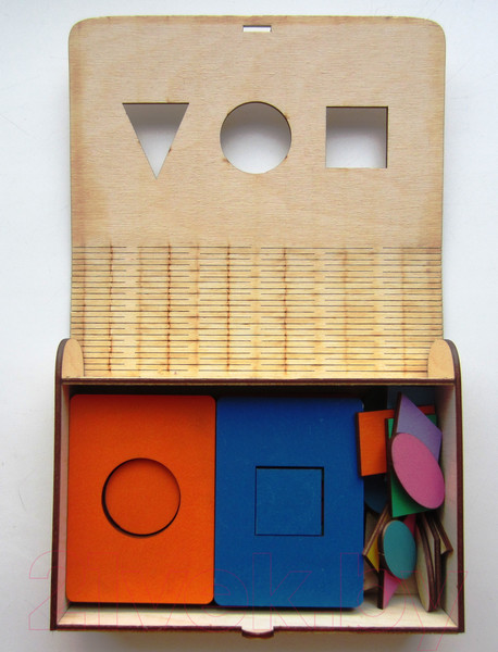 Изображение товара Развивающая игрушка Smile Decor Досочки Сегена / А007 (крашеные)