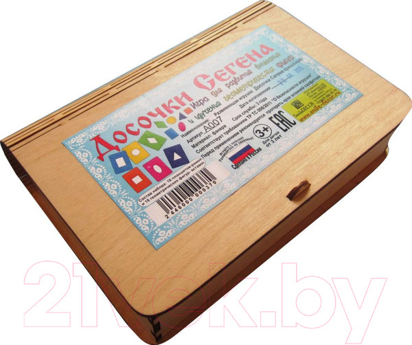 Изображение товара Развивающая игрушка Smile Decor Досочки Сегена / А007 (крашеные)