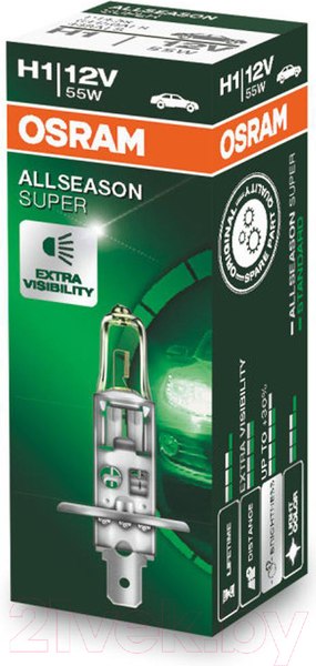 Изображение товара Автомобильная лампа Osram H1 64150ALS