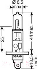 Изображение товара Автомобильная лампа Osram H1 64155