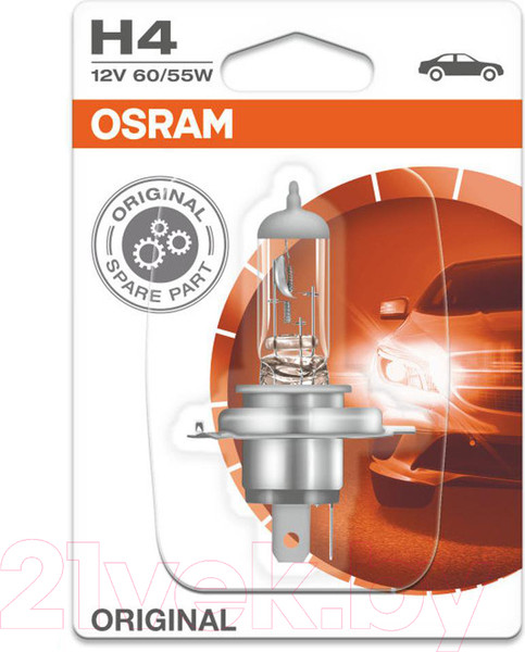 Изображение товара Автомобильная лампа Osram H4 64193-01B