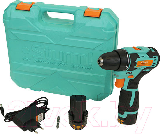 Изображение товара Аккумуляторная дрель-шуруповерт Sturm! CD3512BL