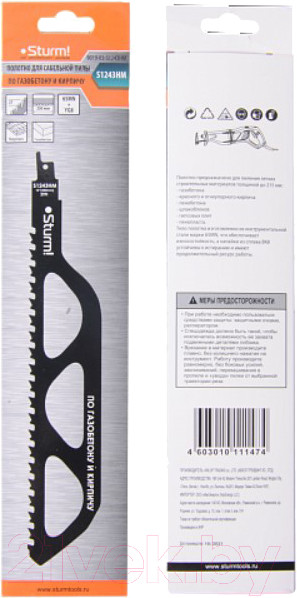 Изображение товара Пильное полотно Sturm! 9019-03-S1243HM