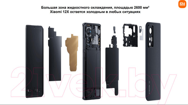 Изображение товара Смартфон Xiaomi 12X 8GB/256GB (синий)