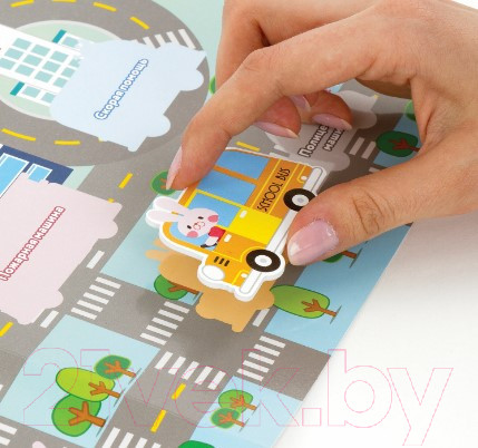 Изображение товара Набор наклеек Юнландия EVA. Транспорт / 663773