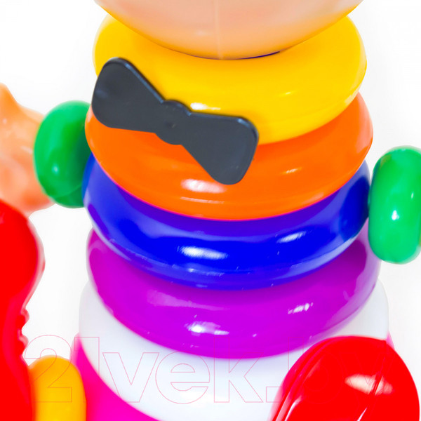 Изображение товара Развивающая игрушка Пластмастер Пирамида Клоун / 13202