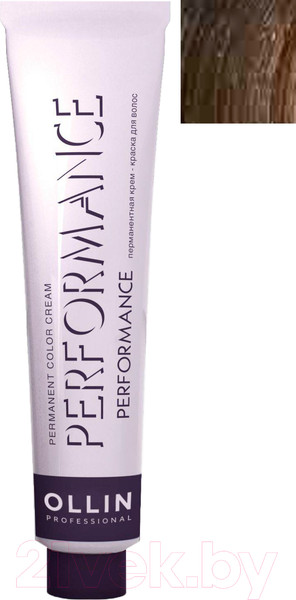 Крем-краска для волос Ollin Professional Performance Permanent Color Cream 6/3 (60мл, темно-русый золотистый) — фото 5