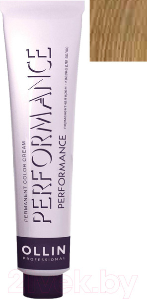 Изображение товара Крем-краска для волос Ollin Professional Performance Permanent Color Cream 10/03 (60мл, светлый блондин прозрачно-золотистый)