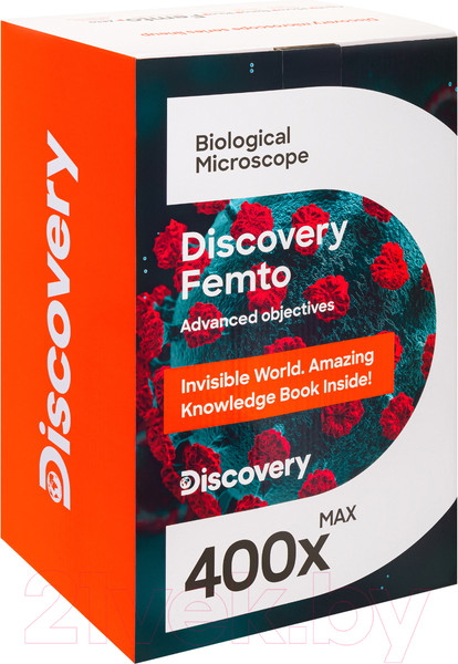 Изображение товара Микроскоп оптический Levenhuk Discovery Femto Polar с книгой / 77983