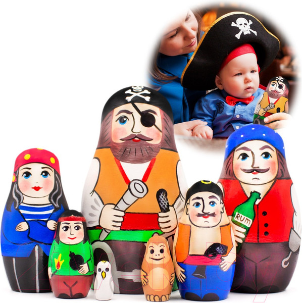 Изображение товара Матрешка сувенирная Брестская Фабрика Сувениров 7302