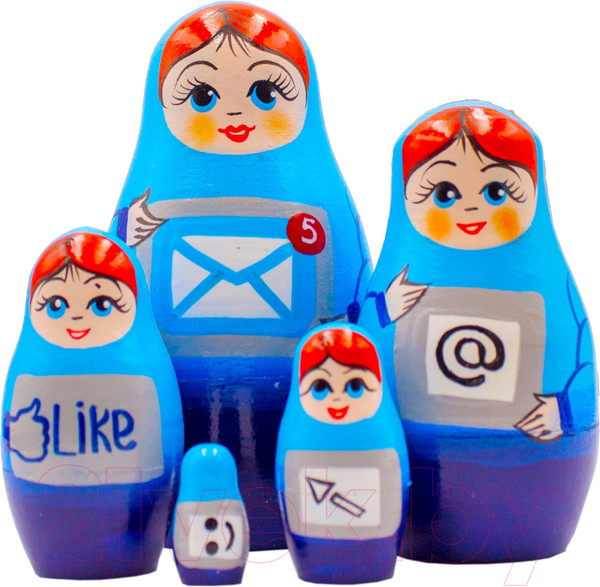 Изображение товара Матрешка сувенирная Брестская Фабрика Сувениров 5125