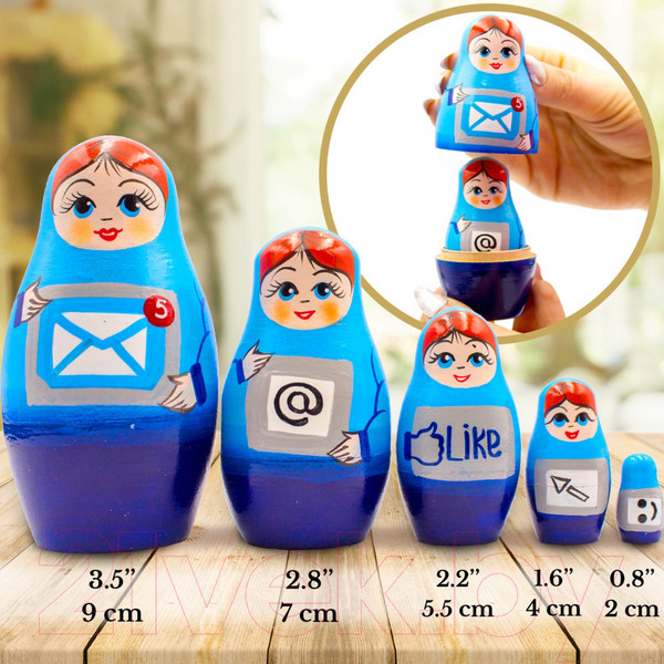 Изображение товара Матрешка сувенирная Брестская Фабрика Сувениров 5125