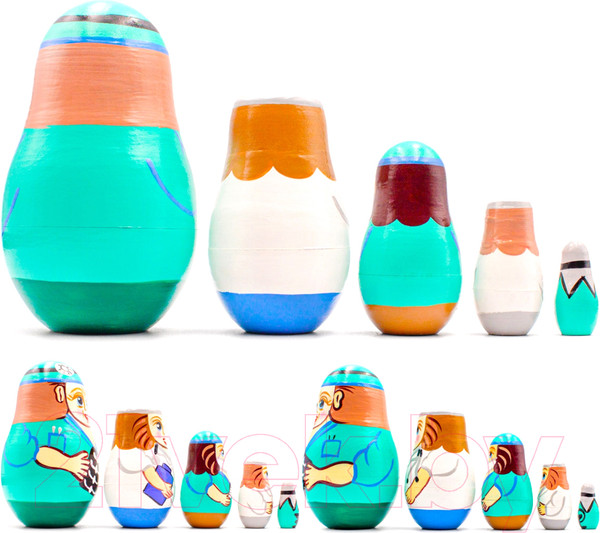 Изображение товара Матрешка сувенирная Брестская Фабрика Сувениров 5137