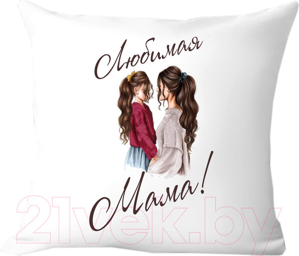 Изображение товара Подушка декоративная Print Style Любимая мама 40х40raz25