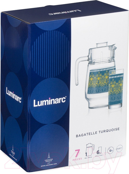Изображение товара Набор для напитков Luminarc Bagatelle Turquoise Q8814
