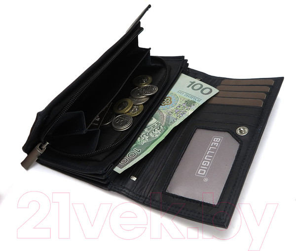 Изображение товара Портмоне Bellugio AD-24R-064M (черный/синий)