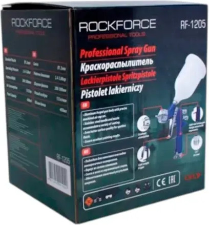 Изображение товара Пневматический краскопульт RockForce RF-1205 (50361)