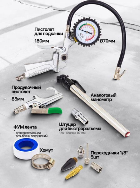 Изображение товара Универсальный набор инструментов RockForce RF-RP7857-57 (50379)