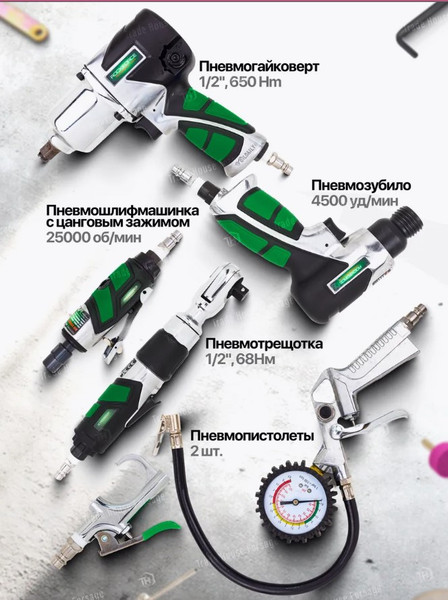 Изображение товара Универсальный набор инструментов RockForce RF-RP7857-57 (50379)