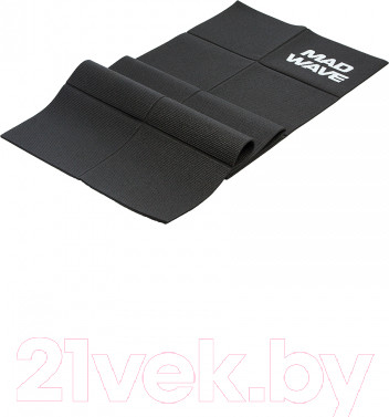 Изображение товара Коврик для йоги и фитнеса Mad Wave Yoga Mat PVC Foldable (черный)
