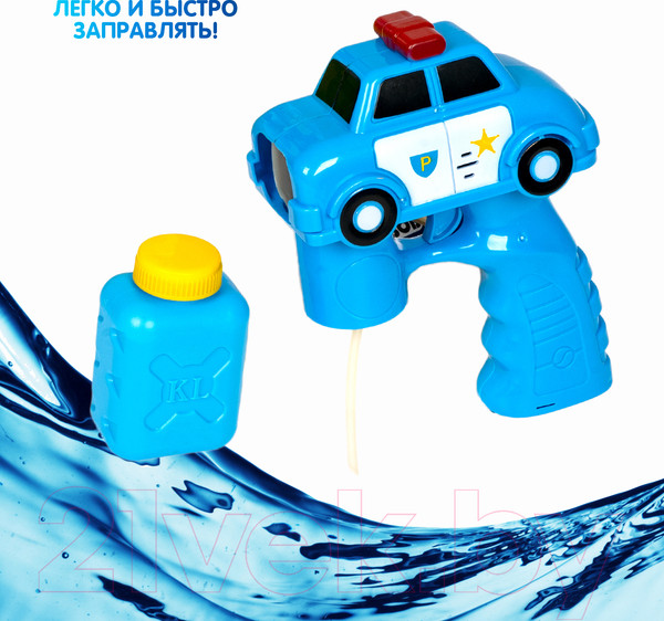 Изображение товара Генератор мыльных пузырей детский Bondibon Наше Лето. Пистолет для мыльных пузырей / ВВ5419