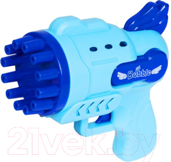 Изображение товара Набор мыльных пузырей Bondibon Наше Лето. Пистолет для мыльных пузырей / ВВ5424 (синий/голубой)