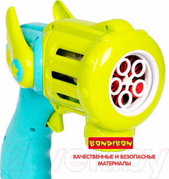 Изображение товара Набор мыльных пузырей Bondibon Наше Лето. Пистолет для мыльных пузырей / ВВ5453