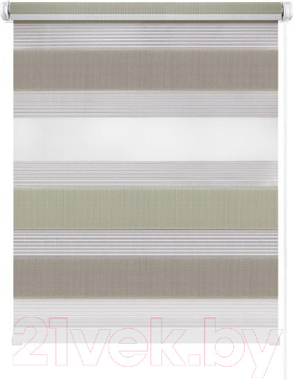 Изображение товара Рулонная штора LEGRAND День-Ночь 100x160 / 58077359 (бежево-коричневый)