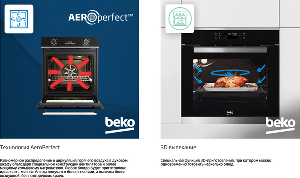 Изображение товара Электрический духовой шкаф Beko BBIM12400XCS
