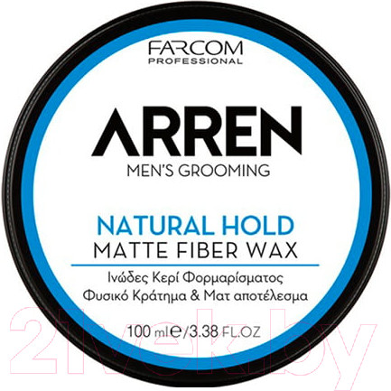 Изображение товара Воск для укладки волос Farcom Professional Arren Матовый естественная фиксация (100мл)