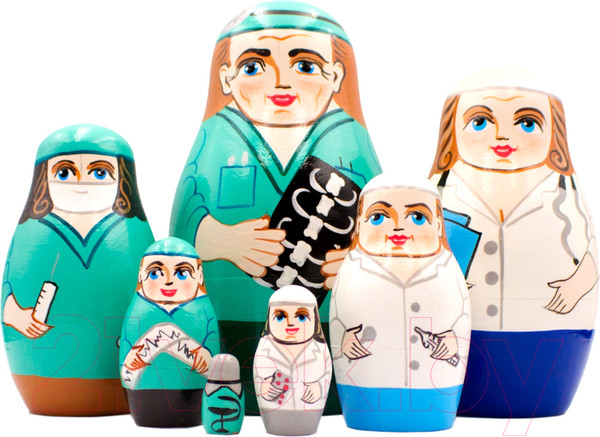 Изображение товара Матрешка сувенирная Брестская Фабрика Сувениров 7137