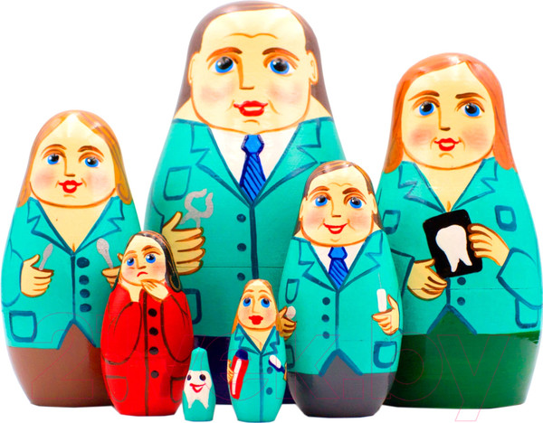 Изображение товара Матрешка сувенирная Брестская Фабрика Сувениров 7138