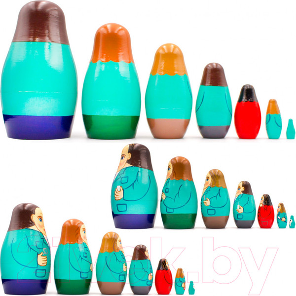 Изображение товара Матрешка сувенирная Брестская Фабрика Сувениров 7138