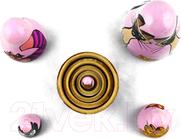 Изображение товара Матрешка сувенирная Брестская Фабрика Сувениров Мультяшные кошки 5106