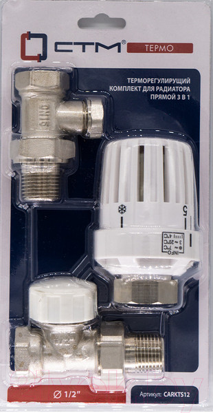 Изображение товара Узел подключения для радиатора СТМ 1/2" CARKTS12