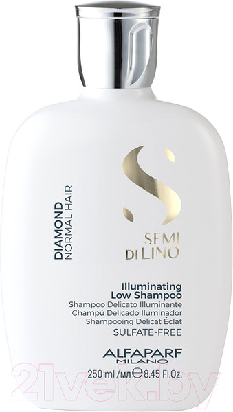 Изображение товара Шампунь для волос Alfaparf Milano Semi Di Lino Diamond Normal Hair предающий блеск (250мл)