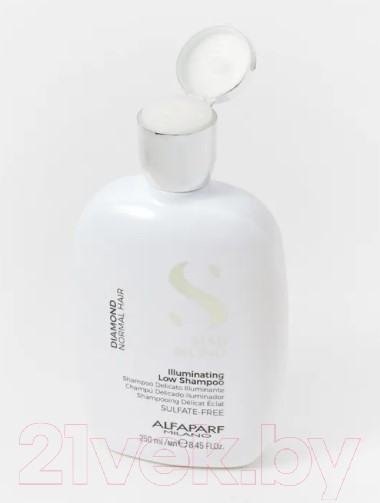 Изображение товара Шампунь для волос Alfaparf Milano Semi Di Lino Diamond Normal Hair предающий блеск (250мл)